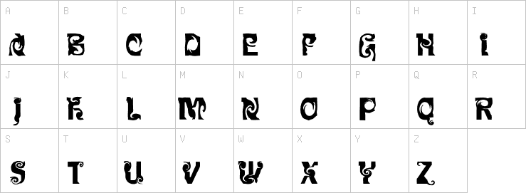 Uppercase characters