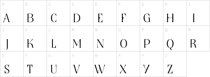 Uppercase characters