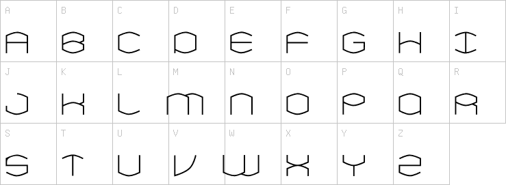 Uppercase characters