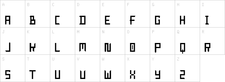 Uppercase characters