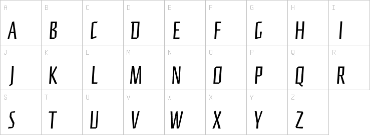 Uppercase characters