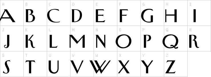 Uppercase characters