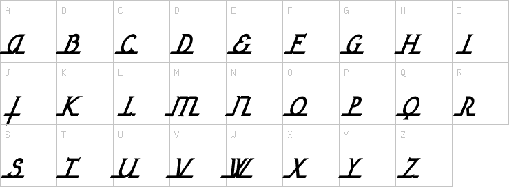 Uppercase characters