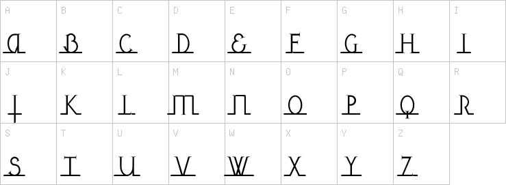 Uppercase characters