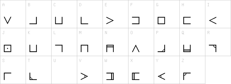 Uppercase characters