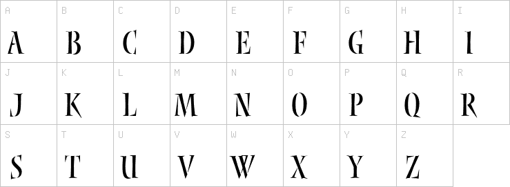Uppercase characters