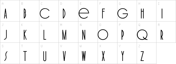Uppercase characters