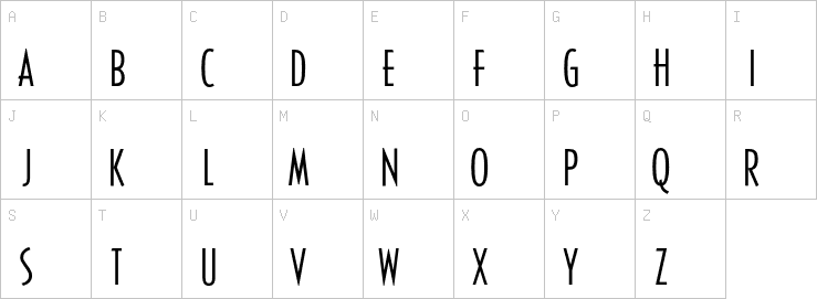 Uppercase characters