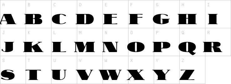 Uppercase characters