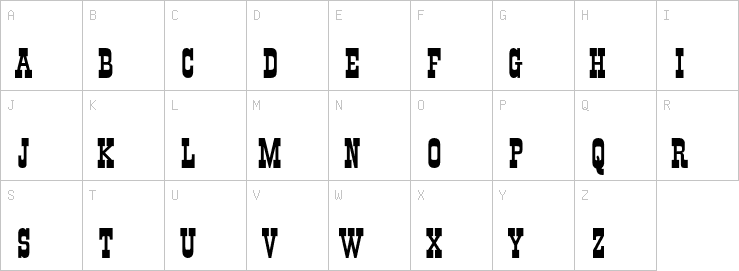 Uppercase characters