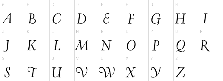 Uppercase characters