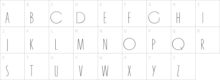 Uppercase characters