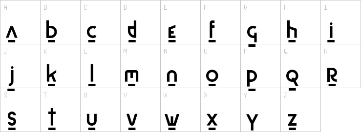 Uppercase characters