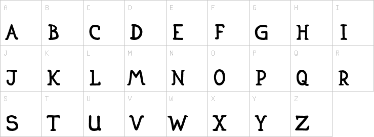 Uppercase characters
