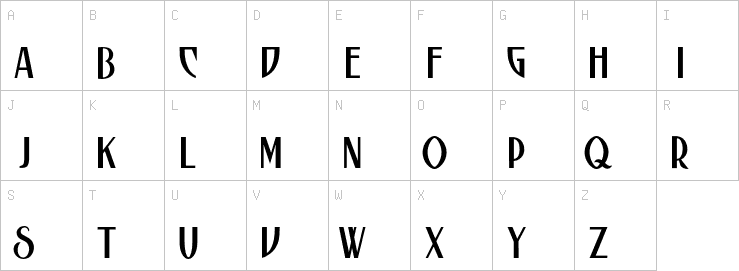 Uppercase characters