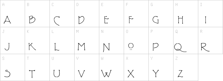 Uppercase characters