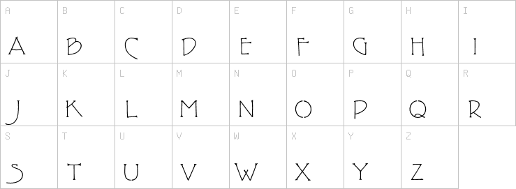 Uppercase characters