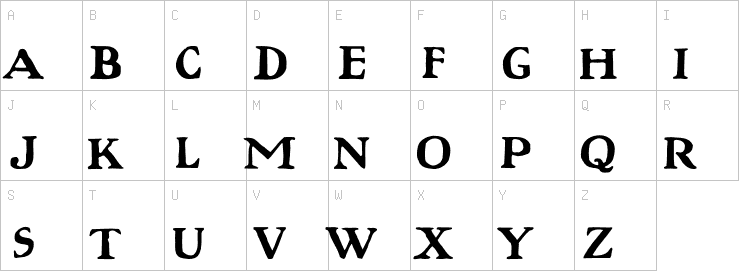 Uppercase characters