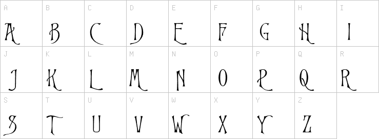 Uppercase characters