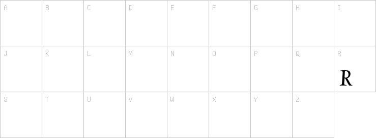 Uppercase characters