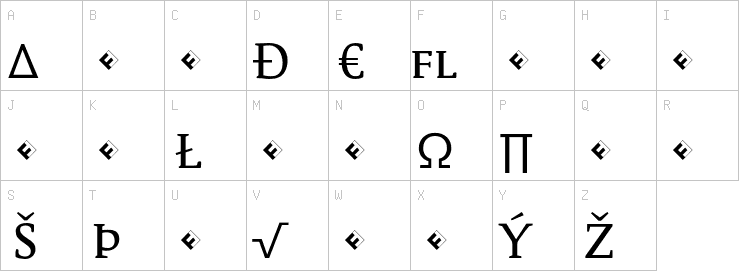 Uppercase characters