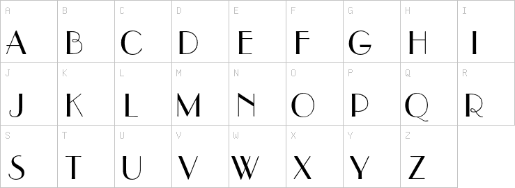 Uppercase characters