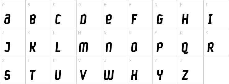 Uppercase characters