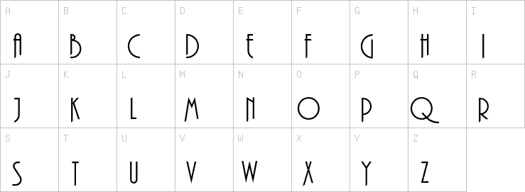 Uppercase characters
