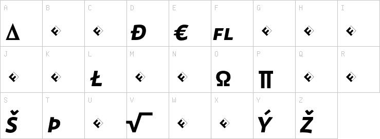 Uppercase characters