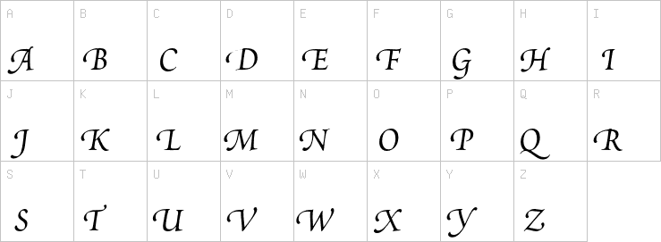 Uppercase characters