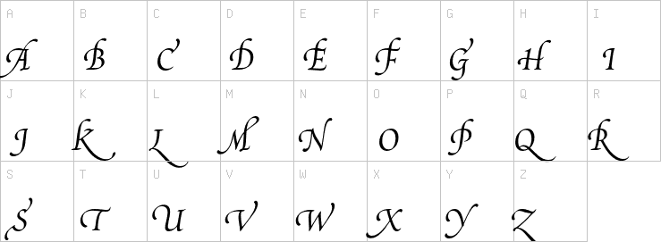 Uppercase characters