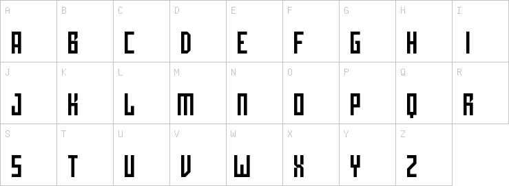 Uppercase characters