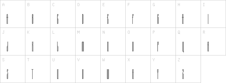 Uppercase characters