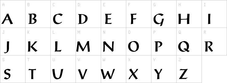 Uppercase characters