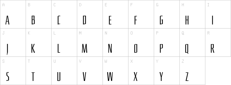 Uppercase characters