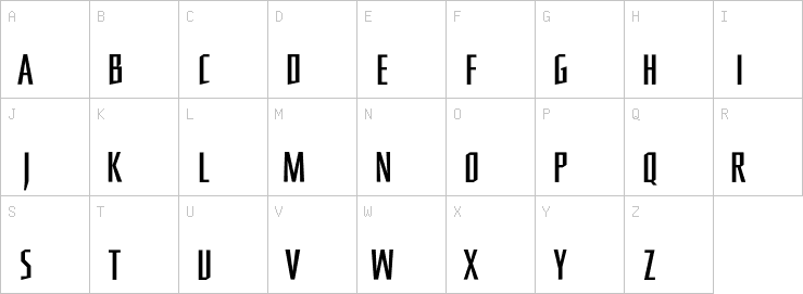 Uppercase characters