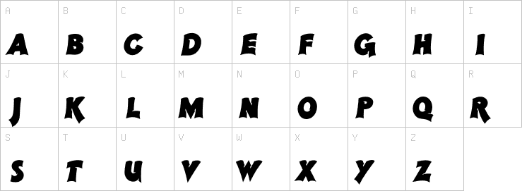 Uppercase characters