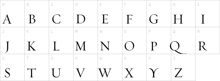 Uppercase characters