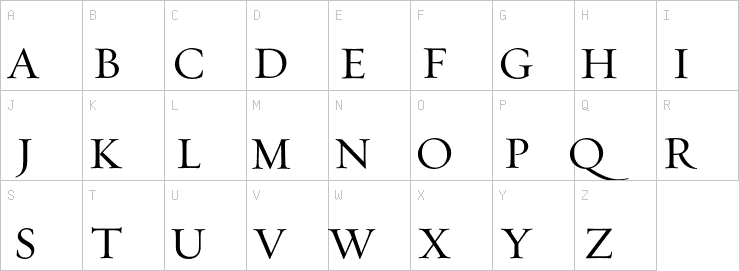 Uppercase characters