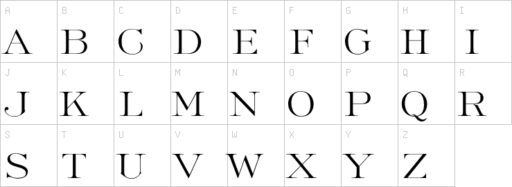 Uppercase characters