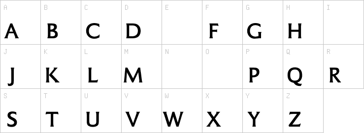 Uppercase characters