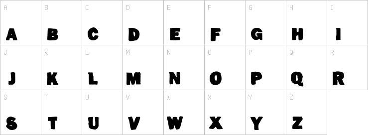 Uppercase characters