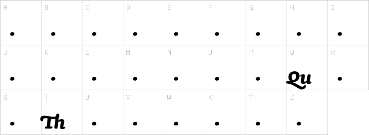 Uppercase characters