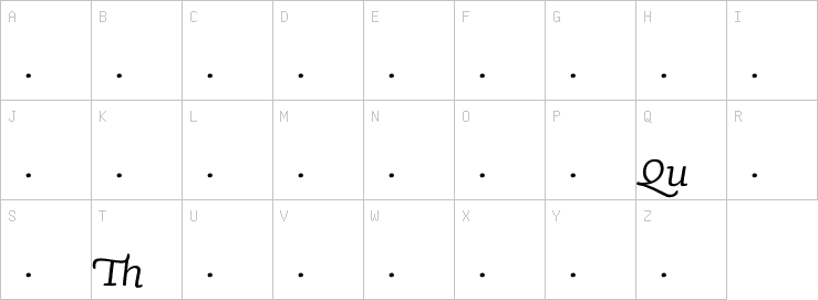 Uppercase characters