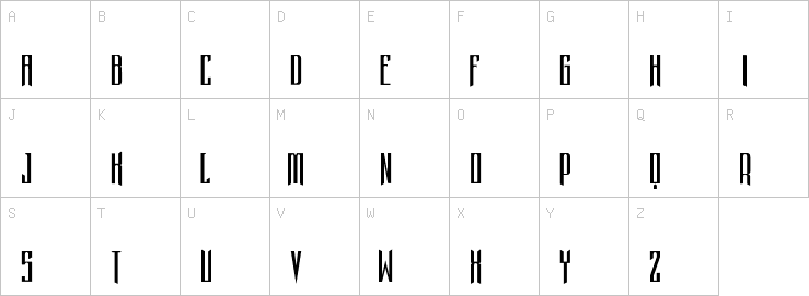 Uppercase characters