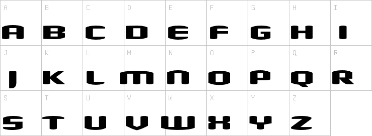 Uppercase characters