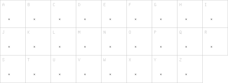 Uppercase characters