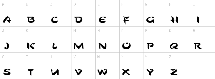 Uppercase characters