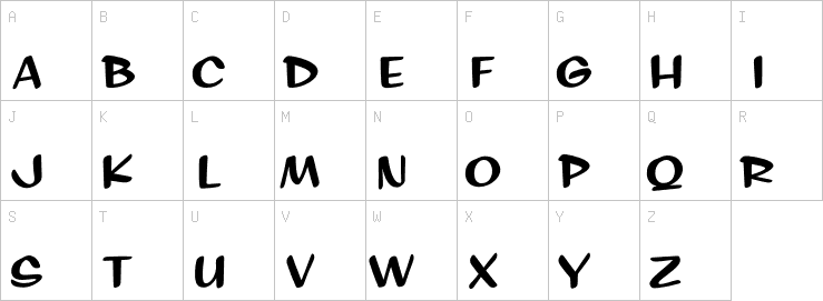 Uppercase characters