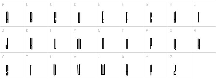 Uppercase characters